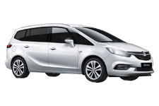Car Hire Coventry - Vauxhall Zafira 5 + 2 - Minibus hire Coventry